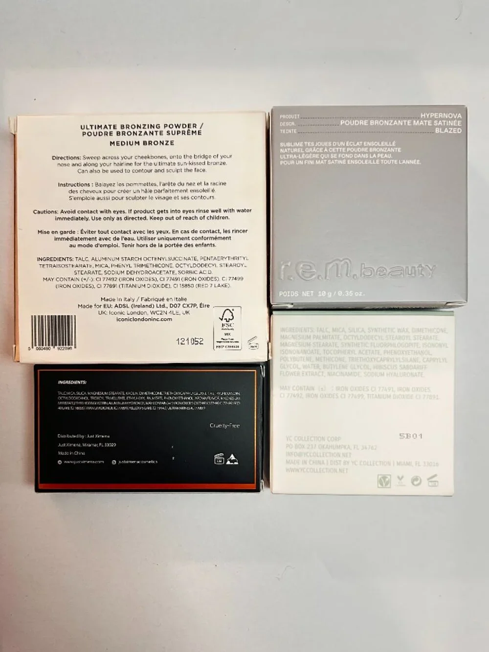 ALL BNIB - bundle of 4 luxury bronzing powders (Iconic London and others)!